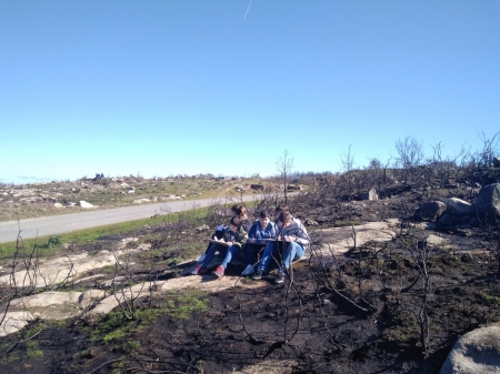 Voz Natura reconoce este curso la lucha contra el fuego en Chandebrito con la concesión del premio Galicia al colegio Estudio